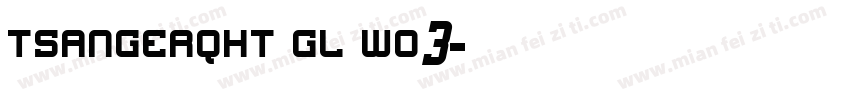 TsangerQHT GL Wo3字体转换